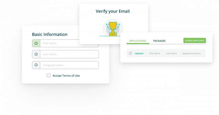 Certnlime sign-up processes