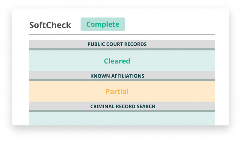 Certn Lime Softcheck sample report snippet